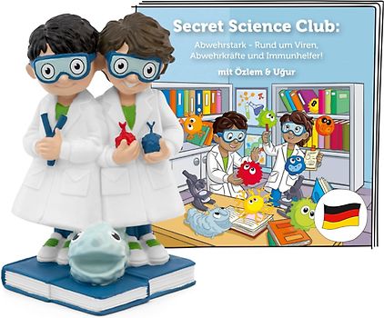 Tonies®: Secret Science Club – Abwehrstark – Rund um Viren, Abwehrkräfte und Immunhelfer!