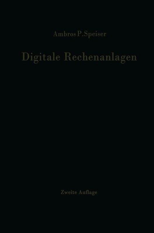 Digitale Rechenanlagen