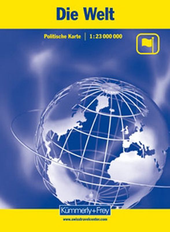 Welt politisch. Massstab 1:23 Mio.