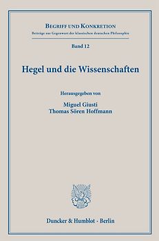 Hegel und die Wissenschaften