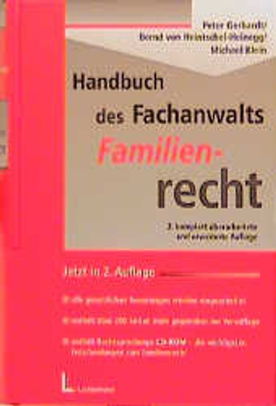 Handbuch des Fachanwalts Familienrecht