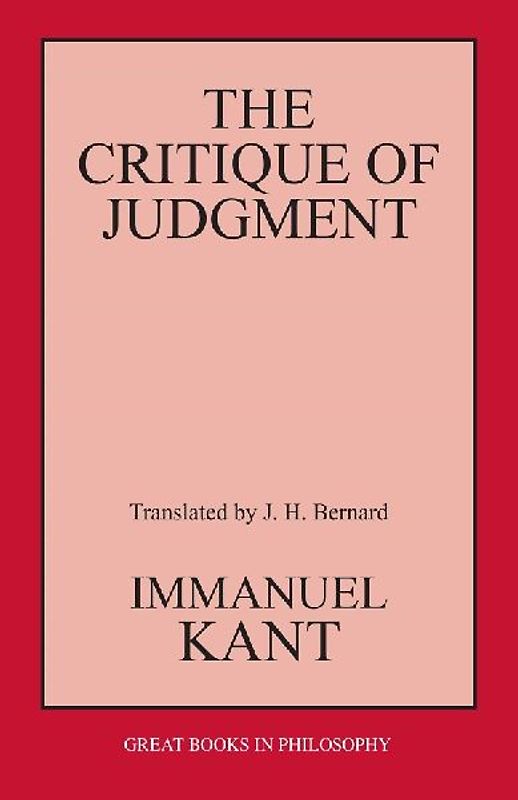 Critique of Judgment