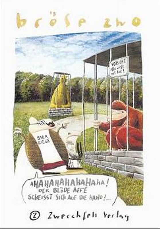 Bröse Zwo / Affe wirft mit Kot