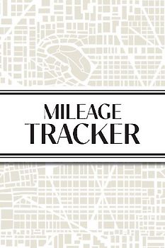 Mileage Tracker (Urban Map Cream)