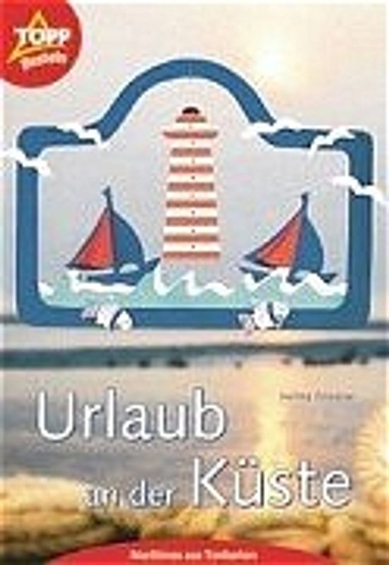 Urlaub an der Küste. Dekorationen aus Tonkarton