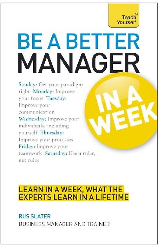 Be a Better Manager in a Week