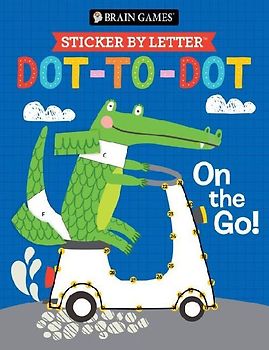 Brain Games - Sticker by Letter - Dot-To-Dot: On the Go!