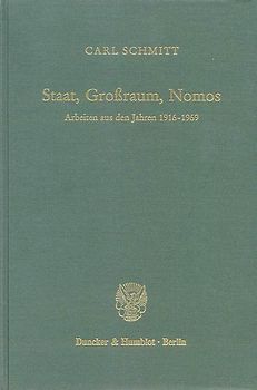 Staat, Großraum, Nomos.