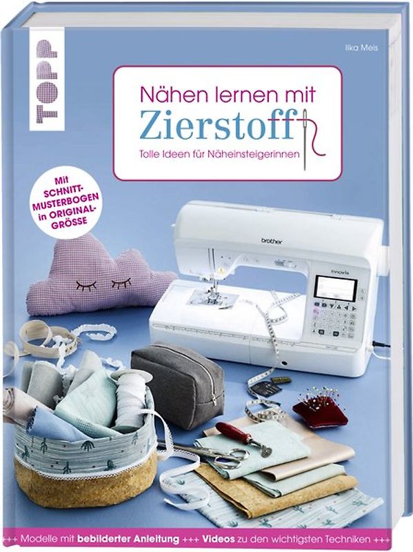 Nähen lernen mit Zierstoff