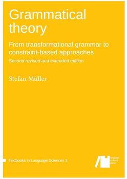 Grammatical theory / volume 2