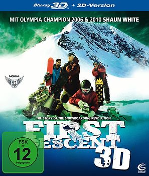 First Descent - The Story of the Snowboarding Revolution [3D Blu-ray + 2D Version] 3D Blu-ray Disc