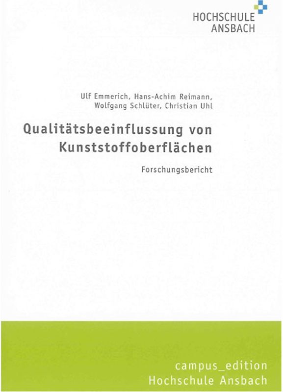 Qualitätsbeeinflussung von Kunststoffoberflächen