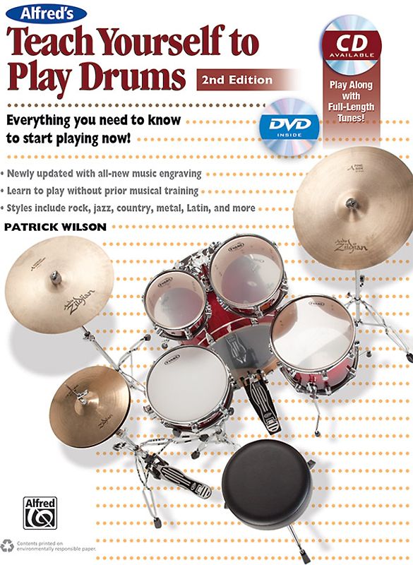 Alfred's Teach Yourself to Play Drums (2nd Edition)