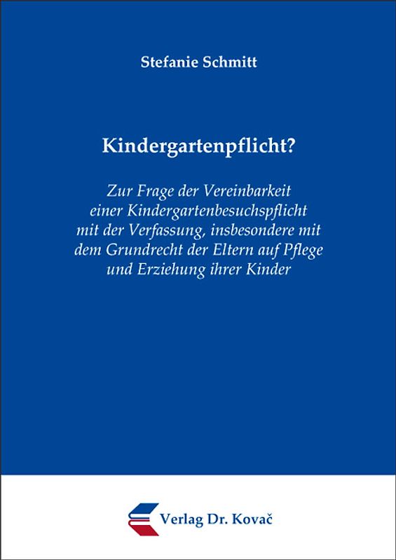 Kindergartenpflicht?