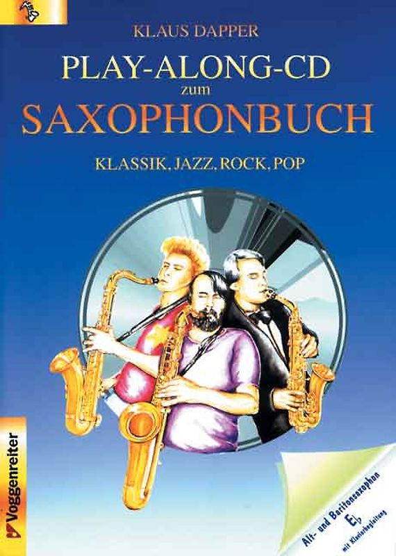 Play-Along CD zum Saxophonbuch (Eb). Version Eb