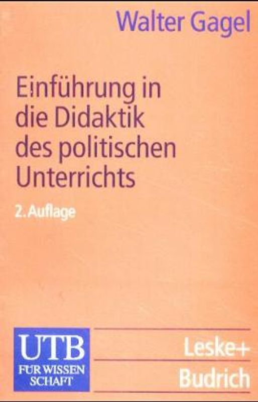 Einführung in die Didaktik des politischen Unterrichts