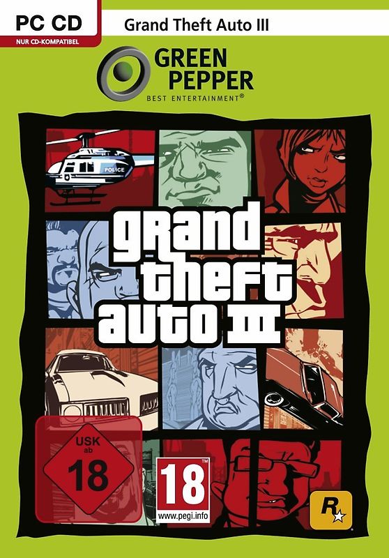 Grand Theft Auto 3 [Green Papper] PC Spiele