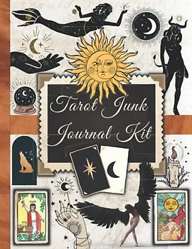 Tarot Junk Journal Kit: One-Sided Decorative Paper for Junk Journaling, Scrapbooking, Decoupage, Collages, Card Making & Mixed Media, Vintage Tarot ... of Authentic Ephemera (240+ Pieces)