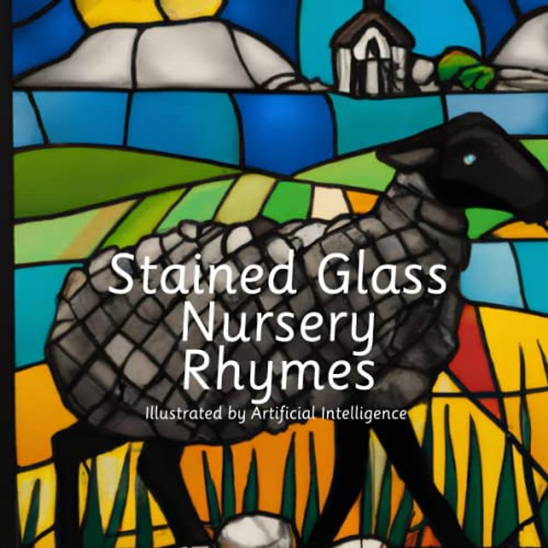 Stained Glass Nursery Rhymes: Illustrated by Artificial Intelligence