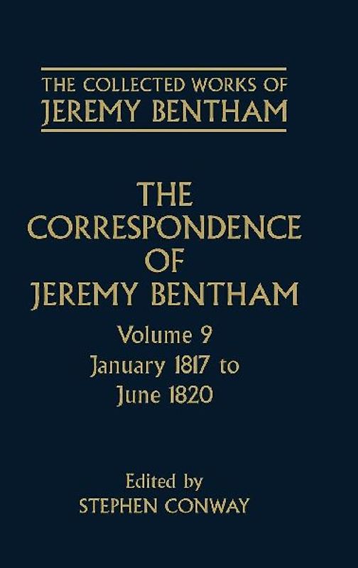 The Correspondence of Jeremy Bentham
