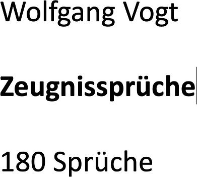 Zeugnissprüche