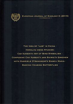 European Journal of Sinology 6 (2015)