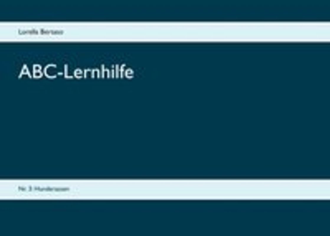 ABC-Lernhilfe. Nr. 3: Hunderassen