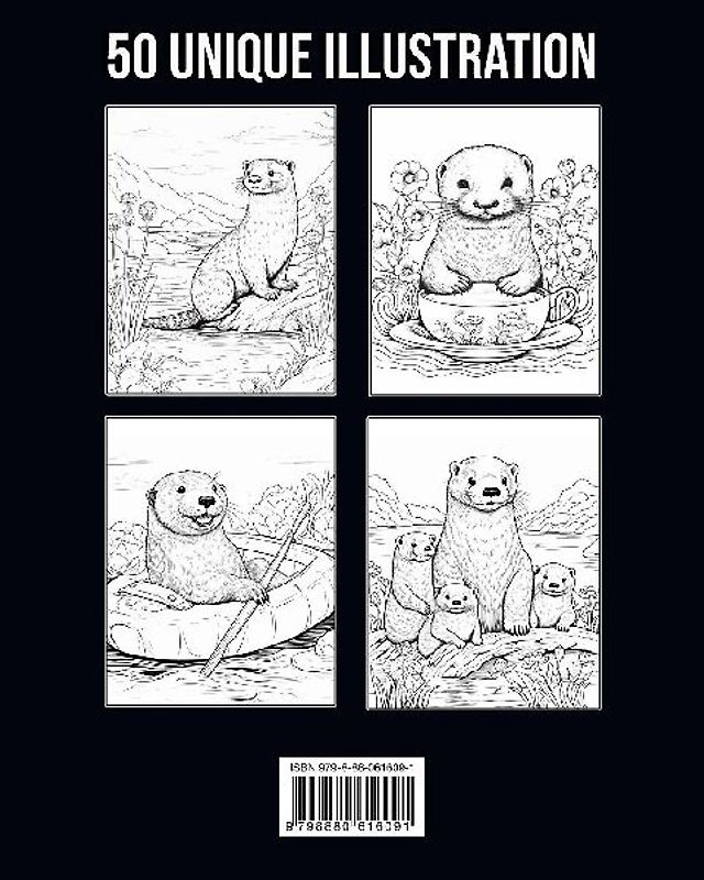 Loutre Livre de Coloriage