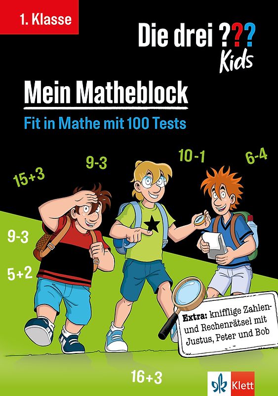 Die drei ??? Kids: Mein Matheblock 1. Klasse
