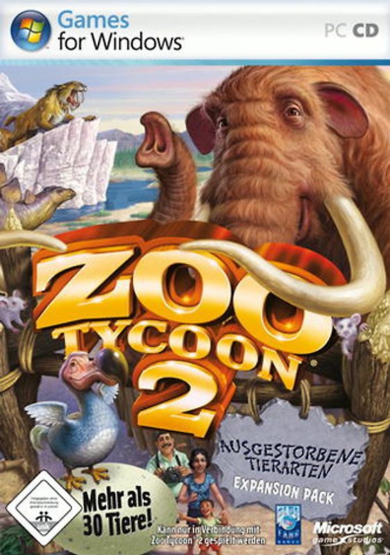 Zoo Tycoon 2: Ausgestorbene Tierarten [AddOn] PC Spiele