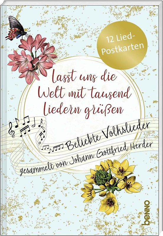 Postkartenbuch »Lasst uns die Welt mit tausend Liedern grüßen«