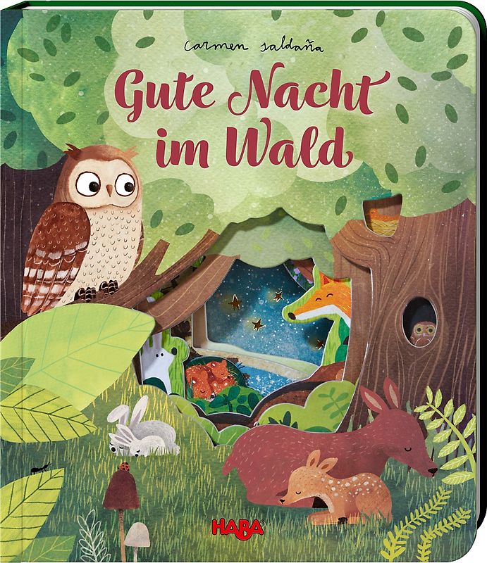 Gute Nacht im Wald