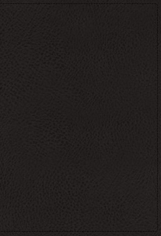 NIV Application Bible, Genuine Leather, Calfskin, Black, Red Letter, Comfort Print