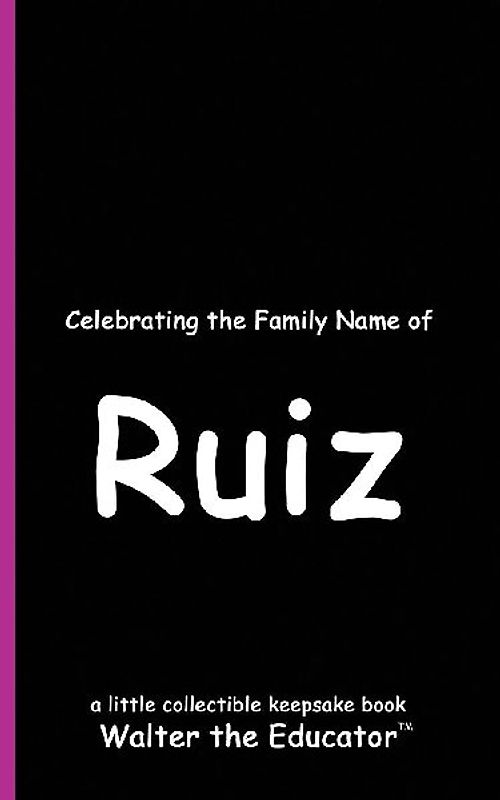 Celebrating the Family Name of Ruiz