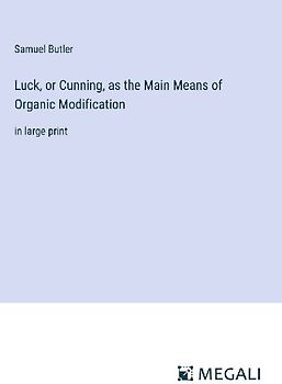 Luck, or Cunning, as the Main Means of Organic Modification