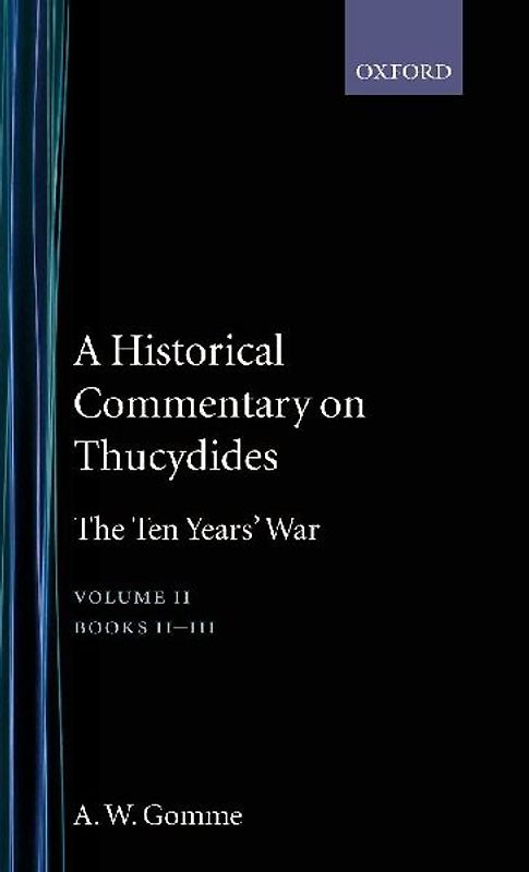 A Historical Commentary on Thucydides