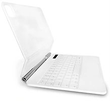 Apple Magic Keyboard blanco para iPad Pro 12,9" [3. 4ª o 5ª generación, teclado holandés, QWERTY]