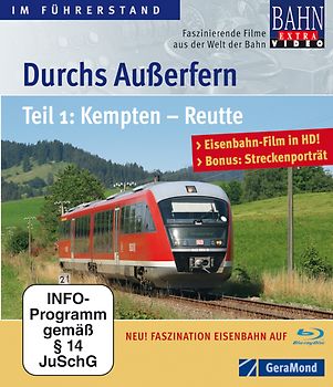 Im Führerstand: Durchs Außerfern - Teil 1, Kempten - Reutte Blu-ray Disc