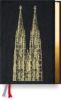 Gotteslob Erzbistum Köln. Rindleder schwarz, Goldschnitt, Domprägung.