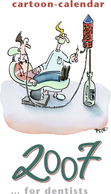cartoon-calendar for dentists 2007