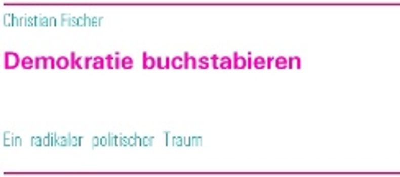 Demokratie buchstabieren