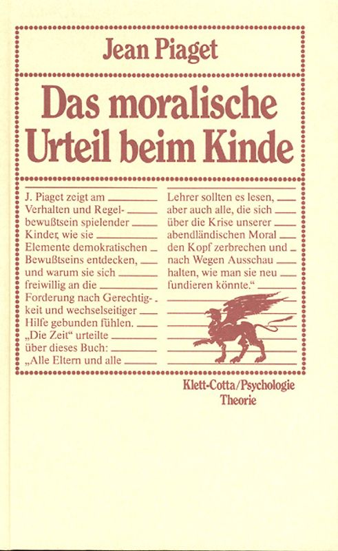 Das moralische Urteil beim Kinde