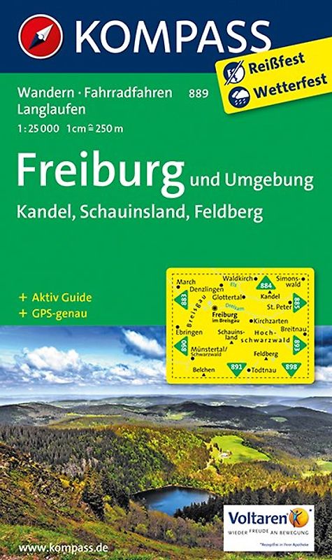 Freiburg und Umgebung - Kandel - Schauinsland - Feldberg