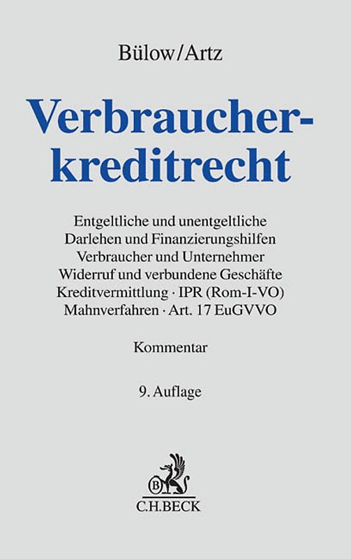 Verbraucherkreditrecht