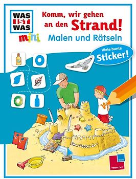 Malen und Rätseln: Komm, wir gehen an den Strand!