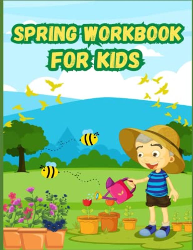 Spring workbook for kids