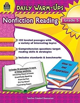 Daily Warm-Ups: Nonfiction Reading Grd 5: Nonfiction Reading Grd 5