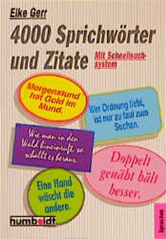 4000 Sprichwörter und Zitate