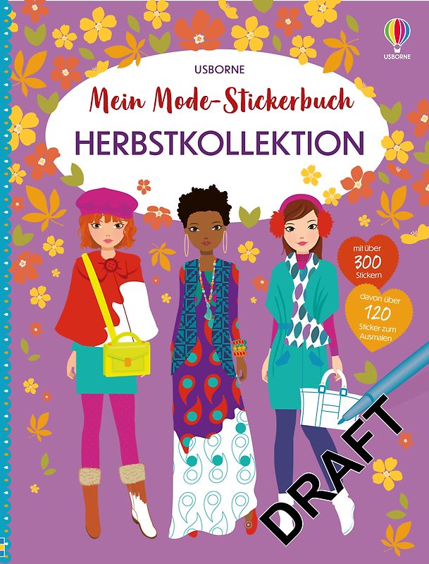 Mein Mode-Stickerbuch: Herbstkollektion