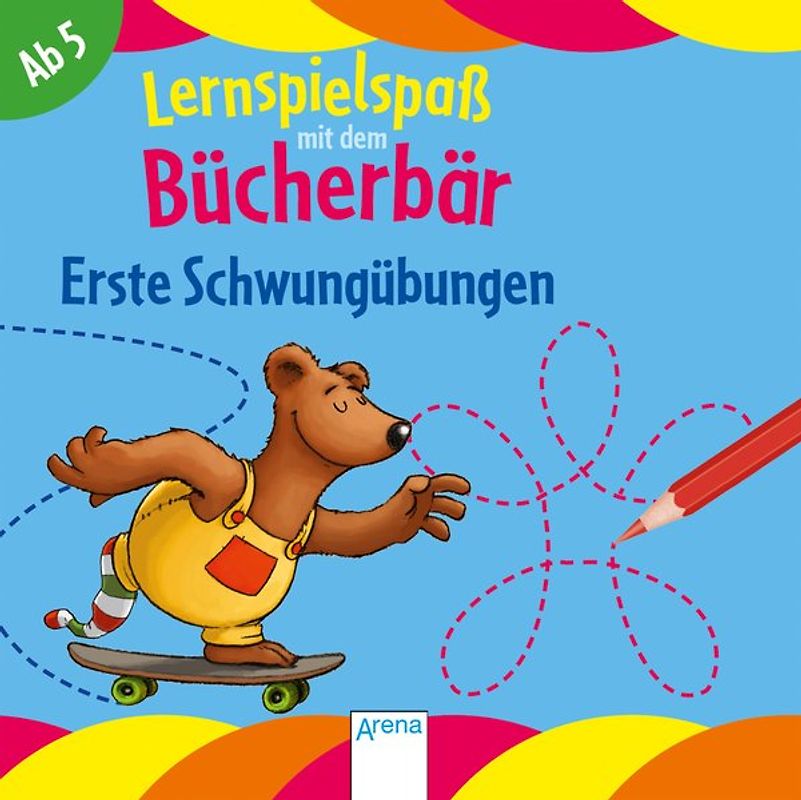 Erste Schwungübungen. Lernspielspaß mit dem Bücherbär
